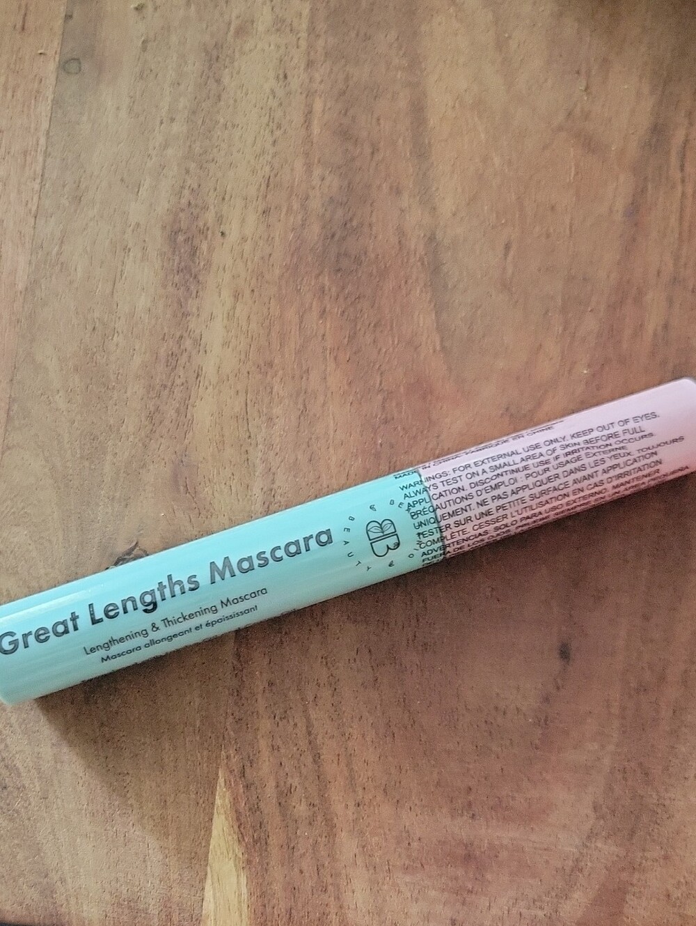 Beautaniq Great Lengths Mascara NWT Black Lengthening Thickening Clean Beauty